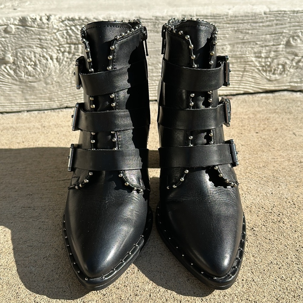 Steve Madden Humble Studded Booties - Picture 2 of 7